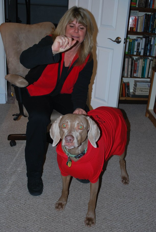 She is thinking "this is a stupid red jacket" Photo by Ron Day